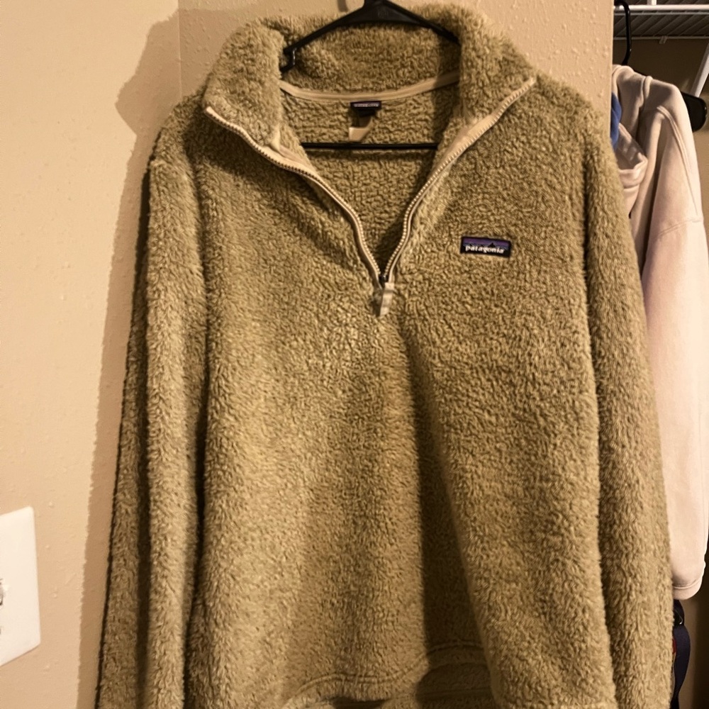 Patagonia Olive Green Fleece Pullover